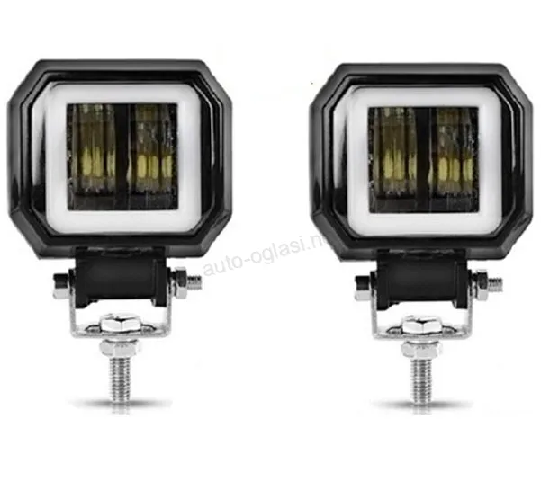Led dnevna svetla 6x7cm 40w