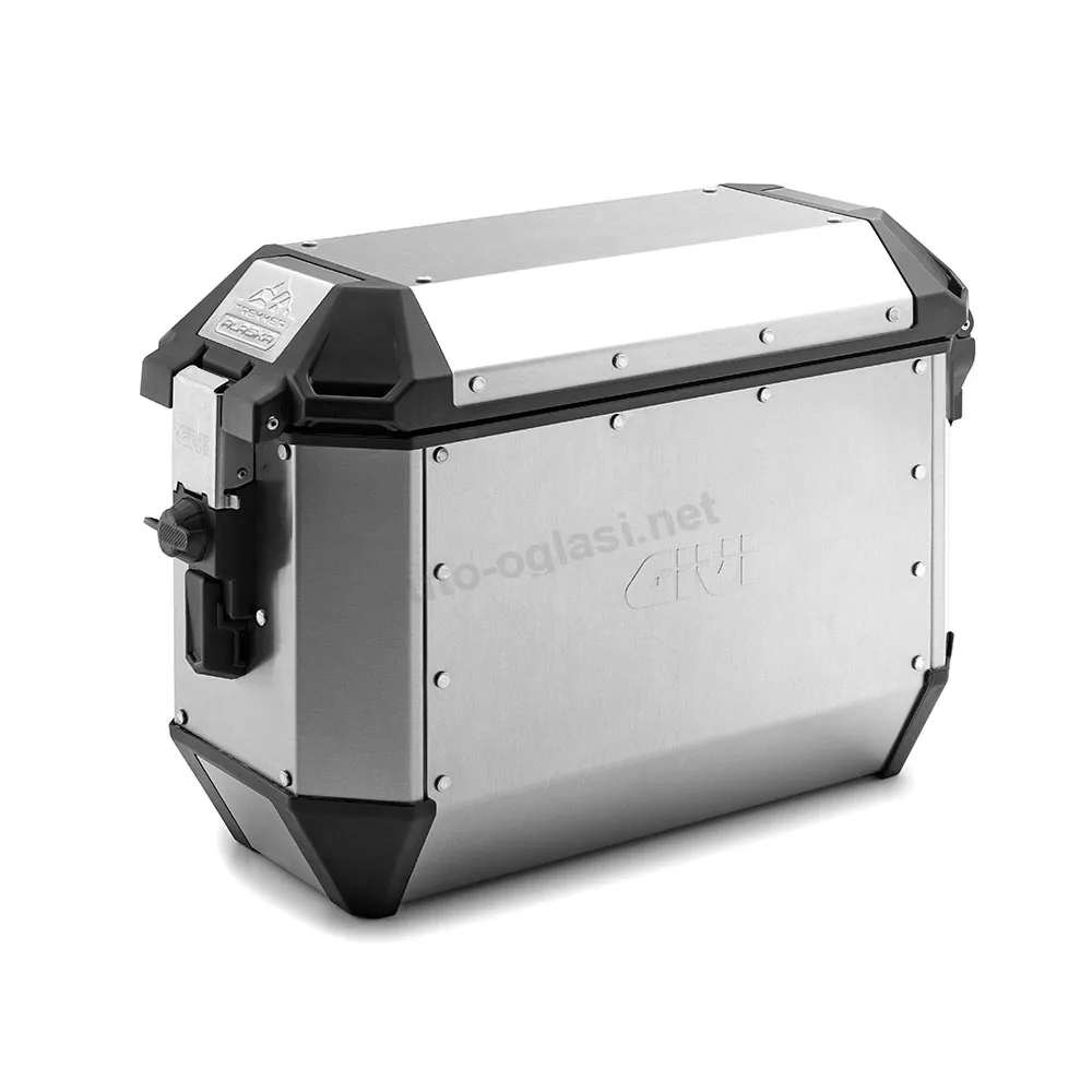 Bočni koferi GIVI TREKKER ALASKA ALU niklovani Monokey 36L