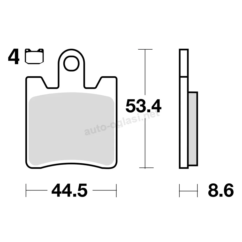 Disk pločice TRW MCB706SRM ( MAXI – SCOOTER SINTER )