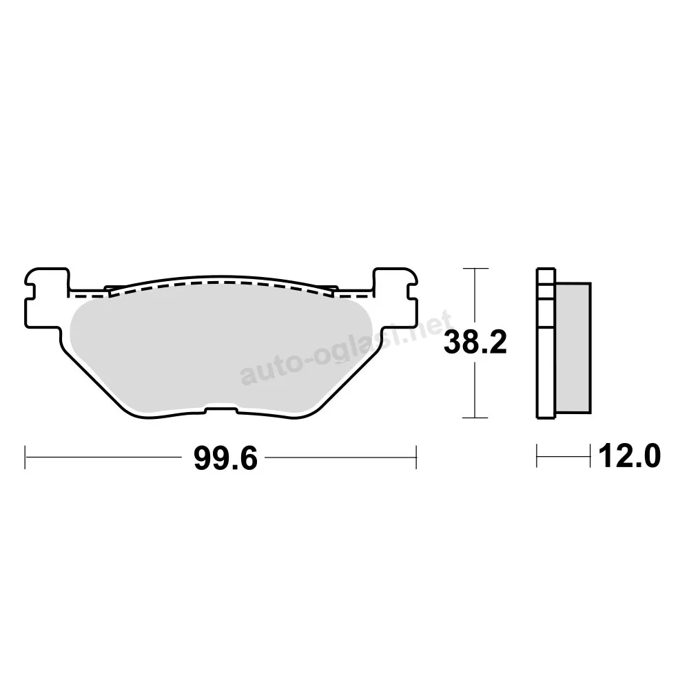 Disk pločice TRW MCB722SRM ( MAXI – SCOOTER SINTER )