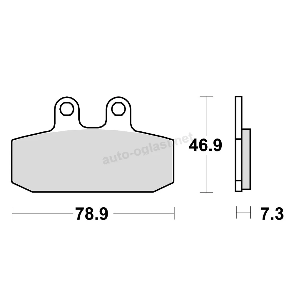 Disk pločice TRW MCB557SRM ( MAXI – SCOOTER SINTER )