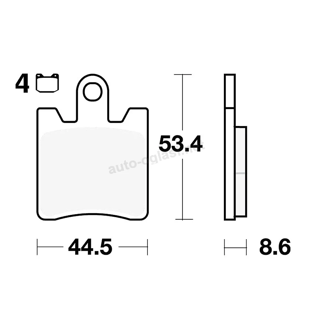 Disk pločice TRW MCB706SV ( SINTER )