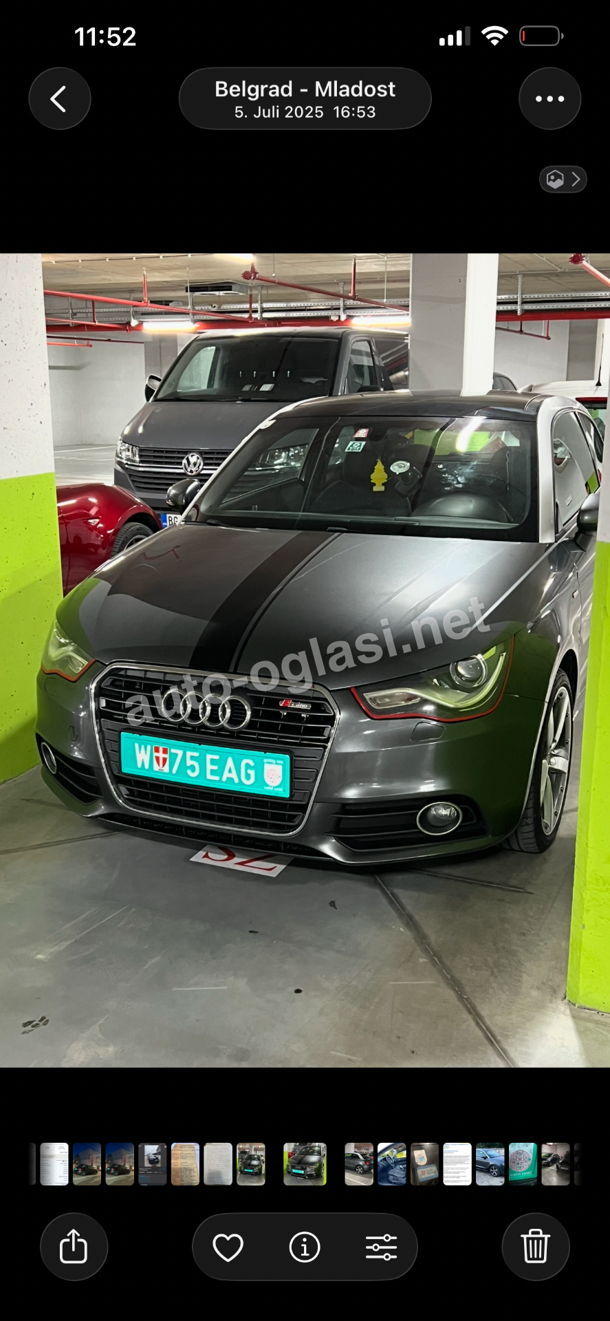 Audi A1 1.6 Dizel 77kW 2011, Novi Bg