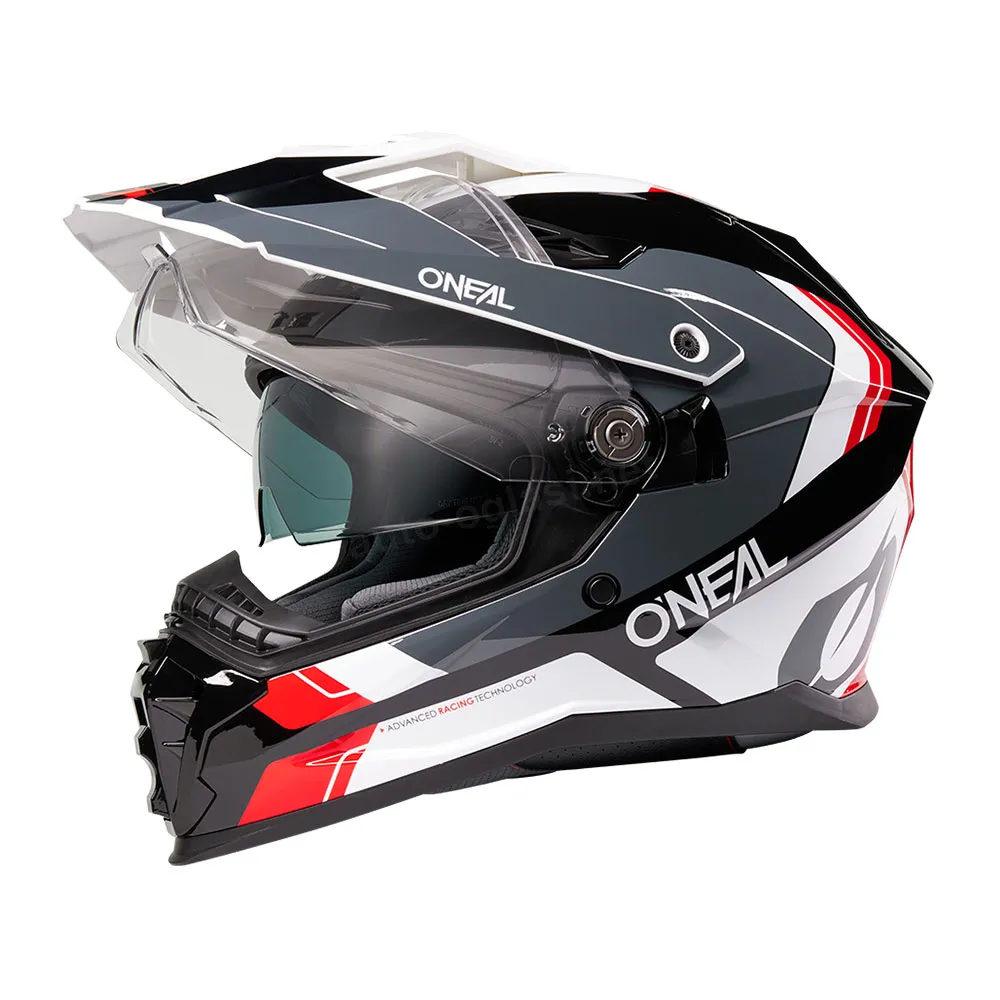 Kaciga ONEAL Enduro DSRS NOMAD crno belo crvena