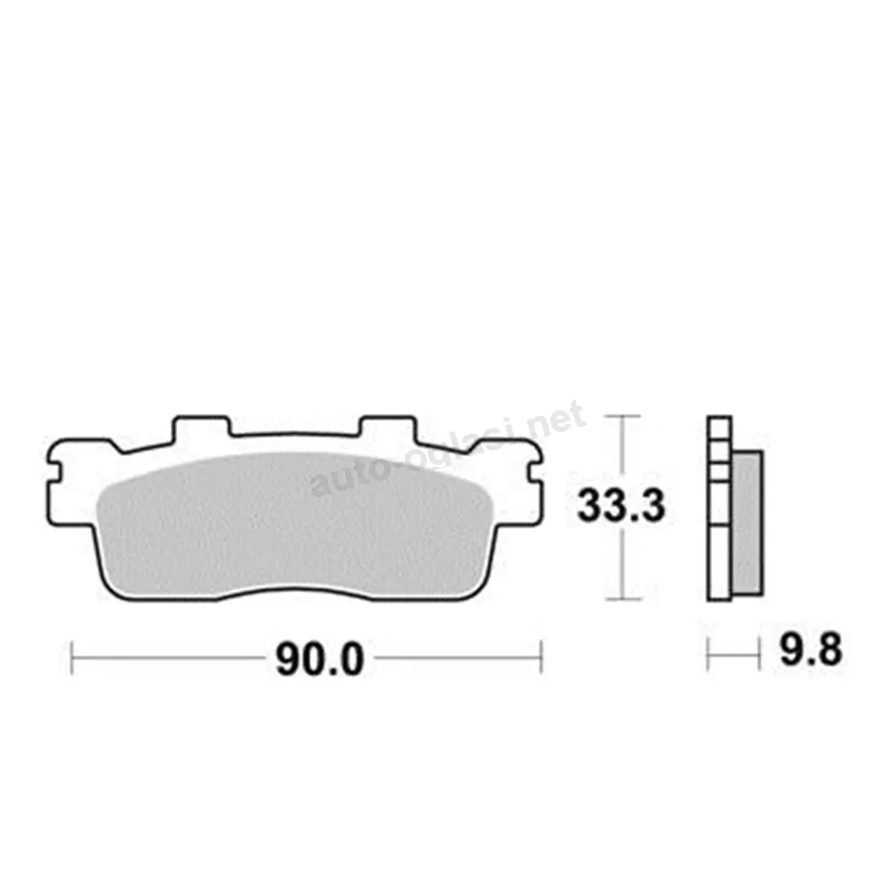 Disk pločice PERFTEC R90 S2018R ( SEMI SINTER )