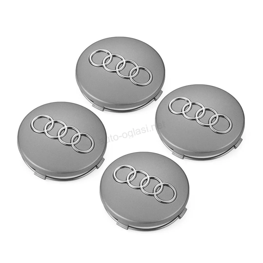 Cepovi za Alu felne Audi Sivi 60mm