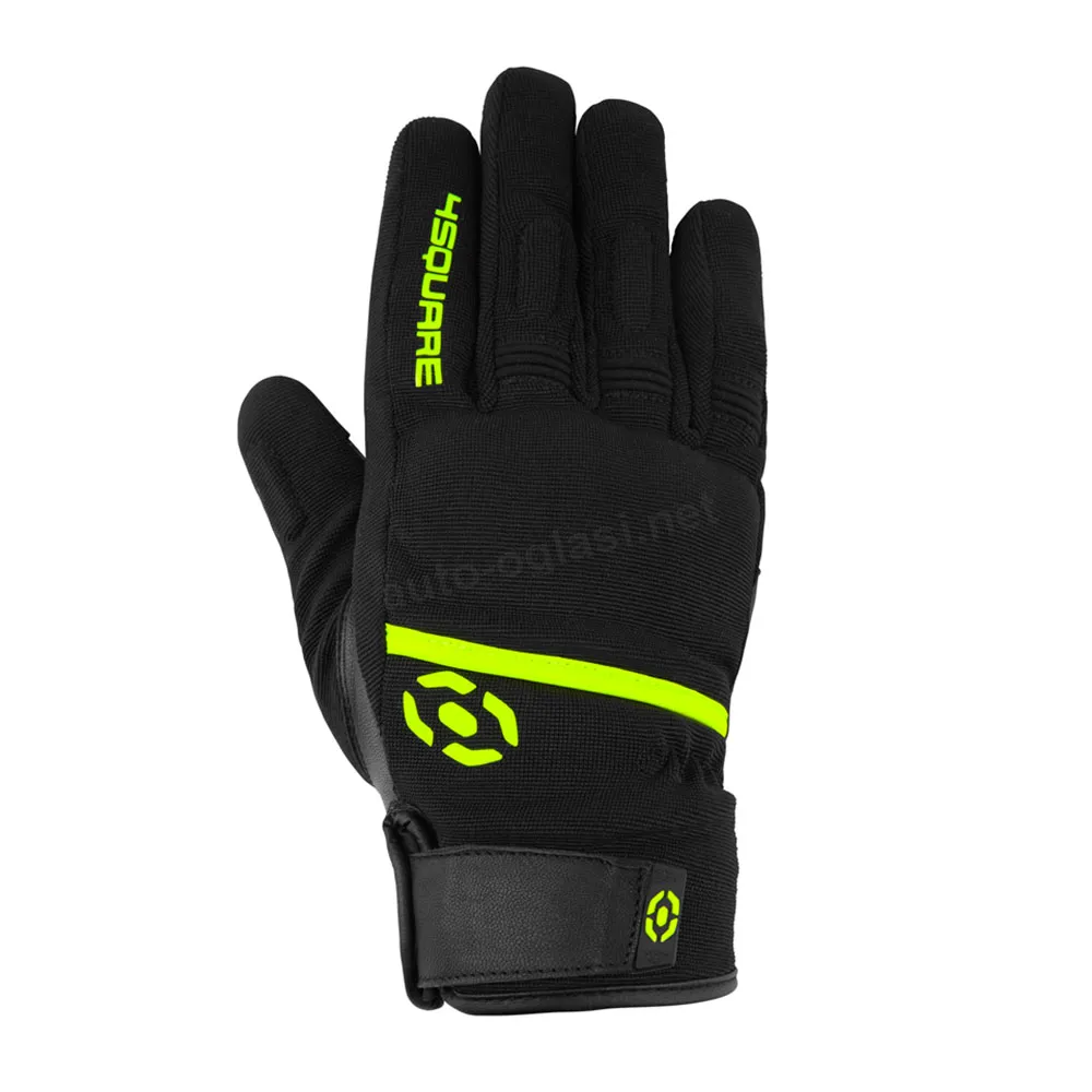 Rukavice NOX 4 SQUARE STRIKER BLACK YELLOW L