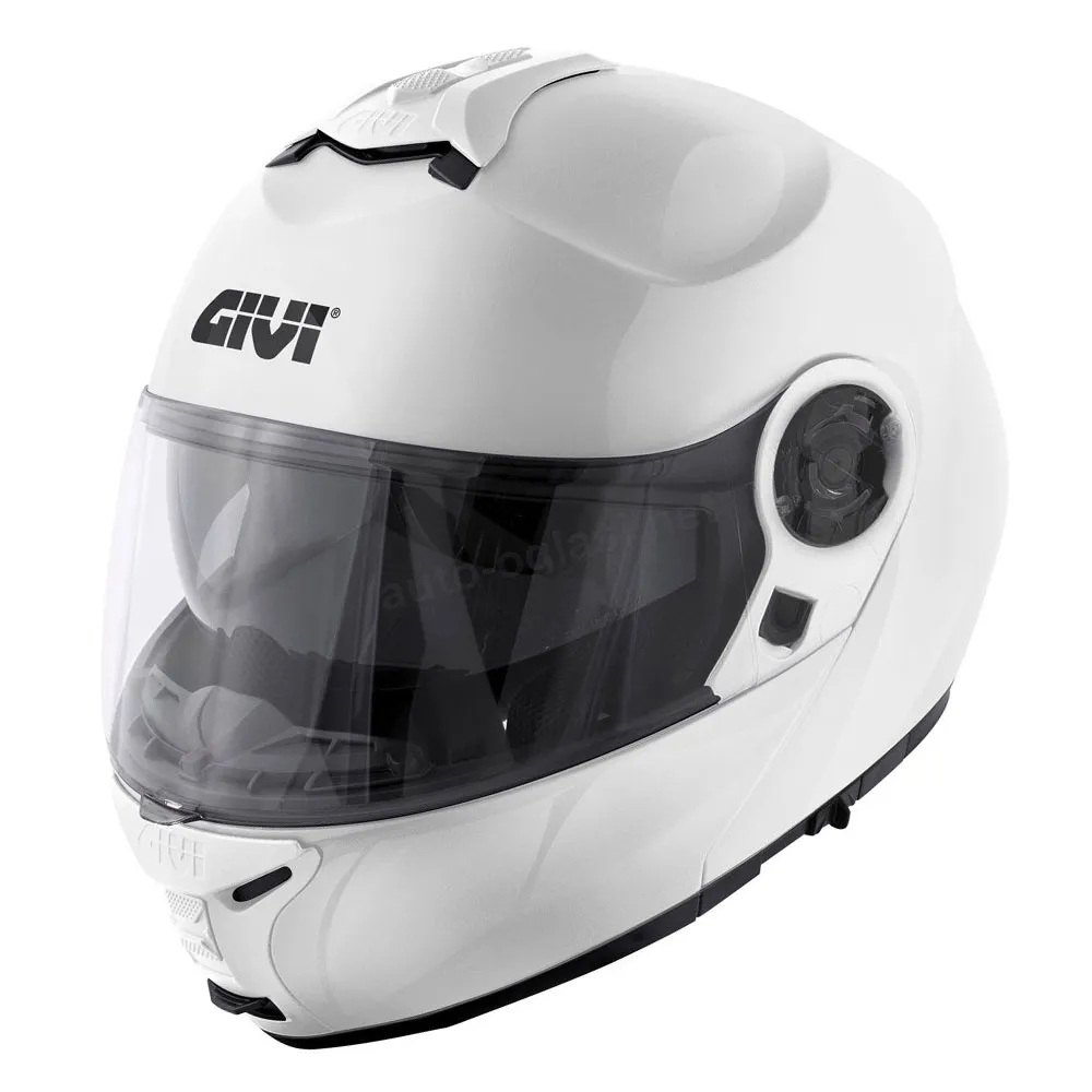 Kaciga GIVI Flip Up X21 EVO bela sa naočarima