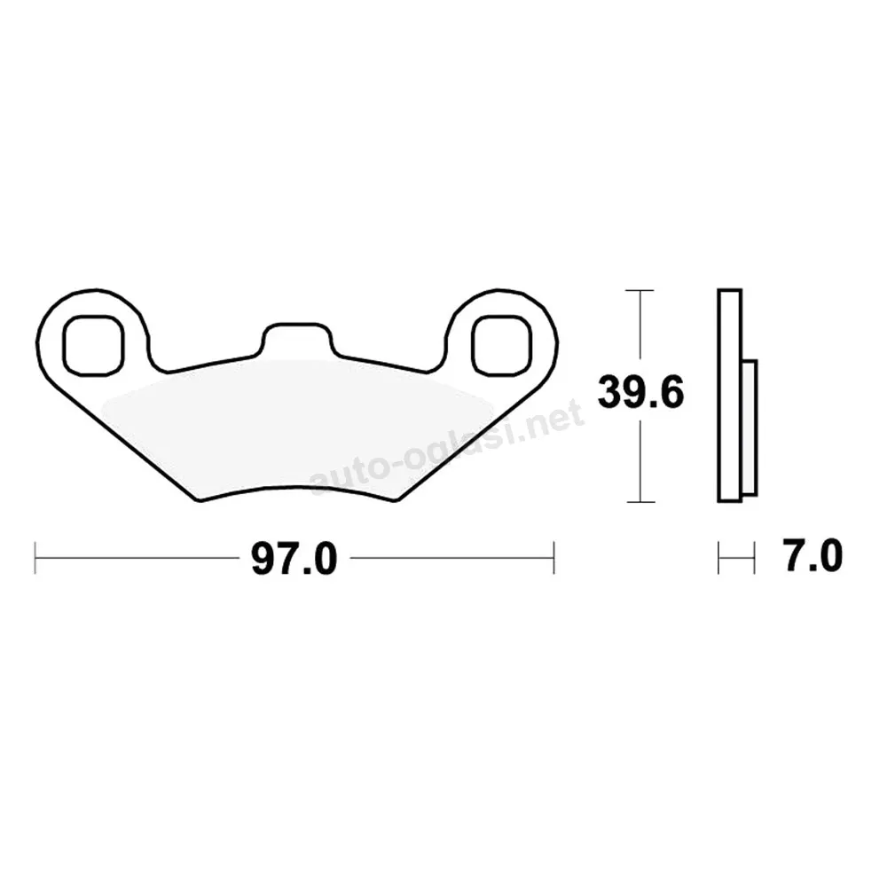 Disk pločice TRW MCB874SRM ( MAXI – SCOOTER SINTER )