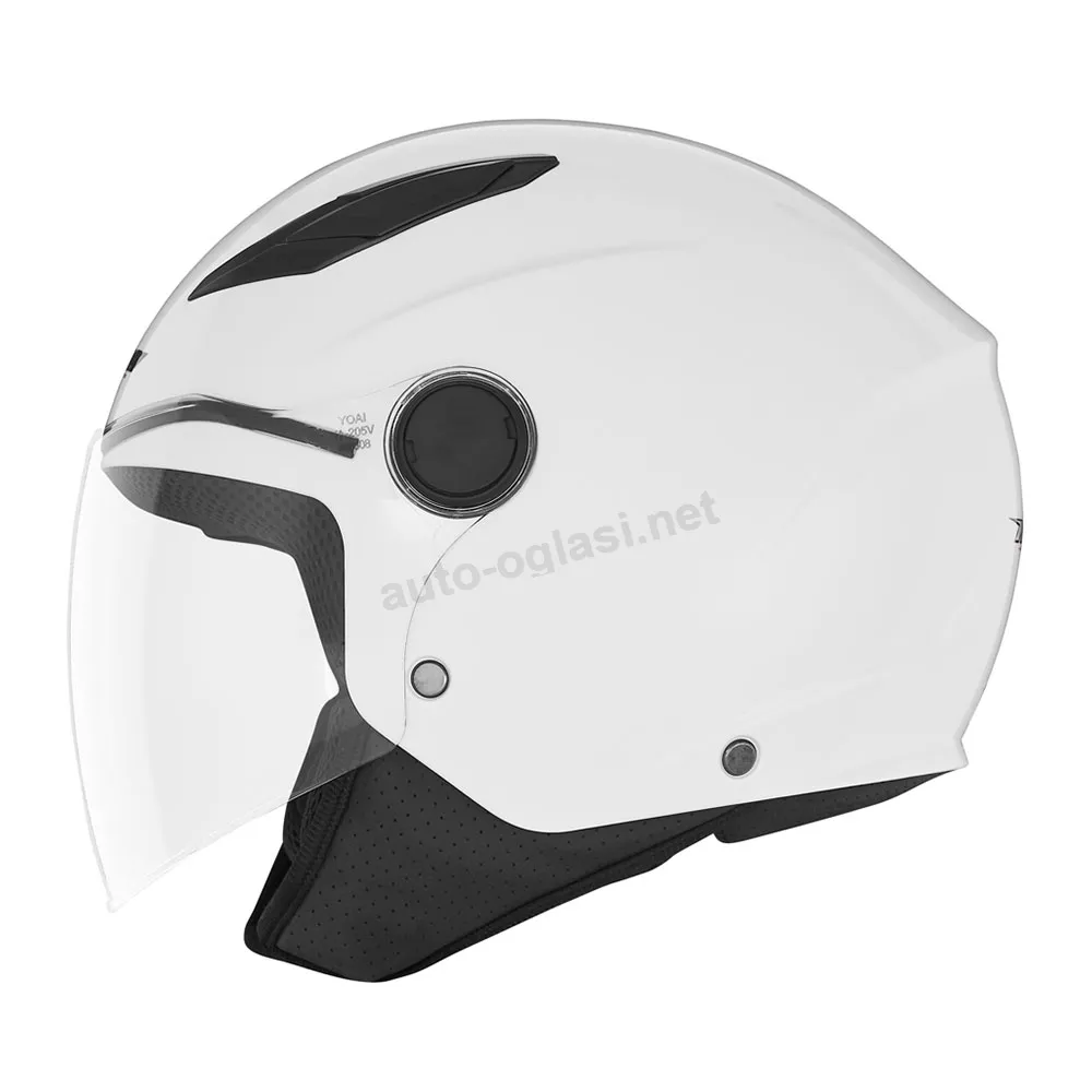 Kaciga NOX Jet dečija N710 bela M
