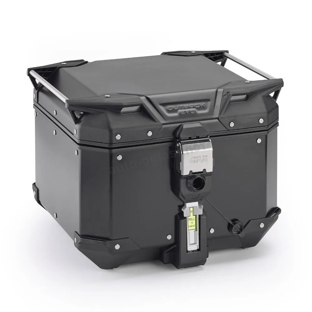 Centralni kofer GIVI TREKKER OUTBACK EVO SMART 42 BLACK LINE ALU crni Monokey 42L