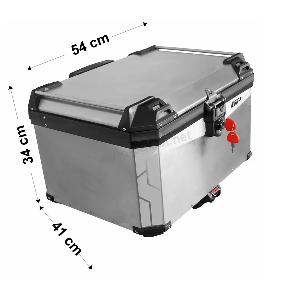 Centralni kofer GP KOMPOZIT aluminijumski 75L sivi