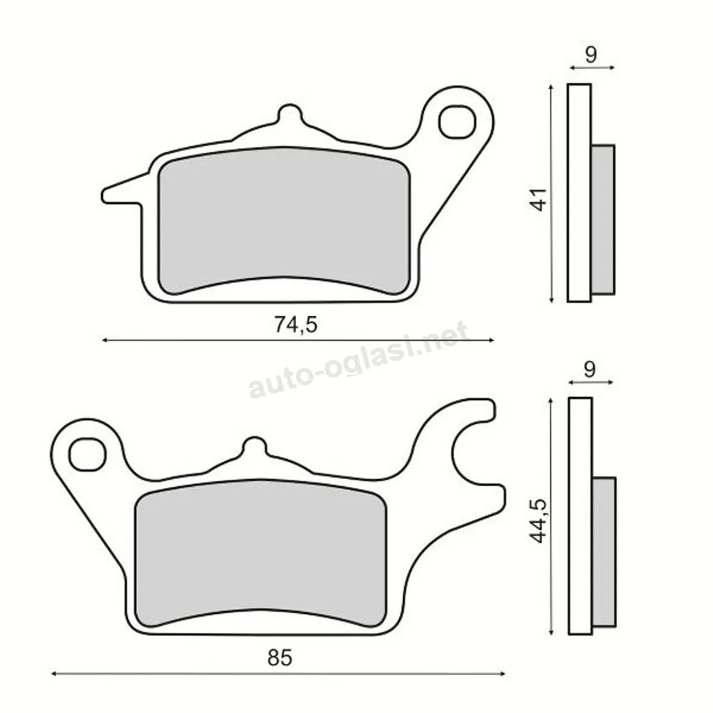 Disk pločice za motocikle RMS Yamaha Tricity 125cc