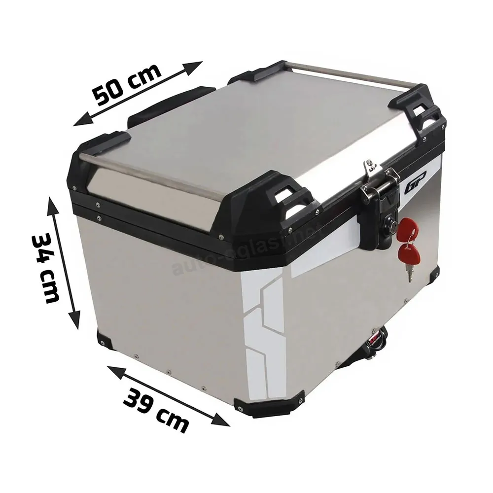 Centralni kofer GP KOMPOZIT aluminijumski 45L sivi