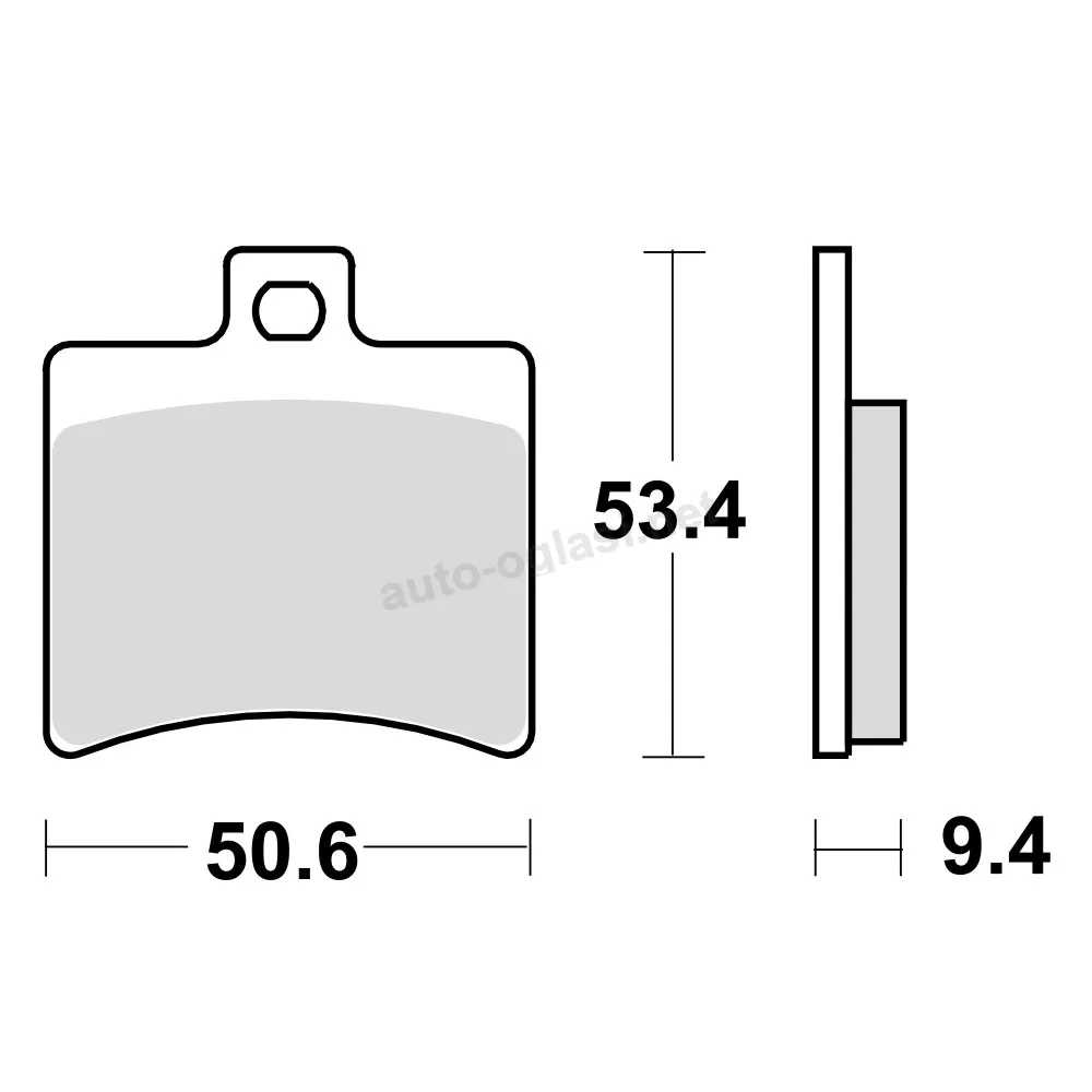 Disk pločice TRW MCB710 ( ORGANIC )