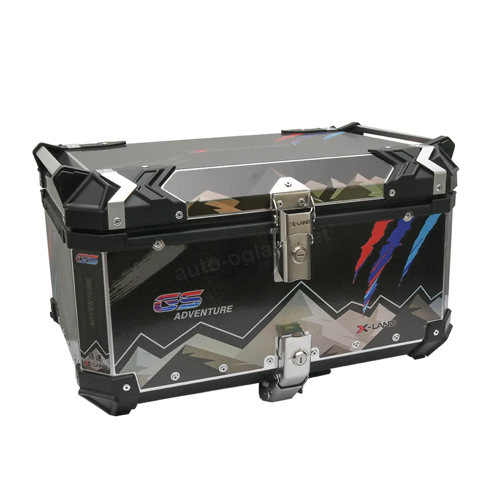 Centralni kofer X-LAND ALU crni ADVENTURE 65L