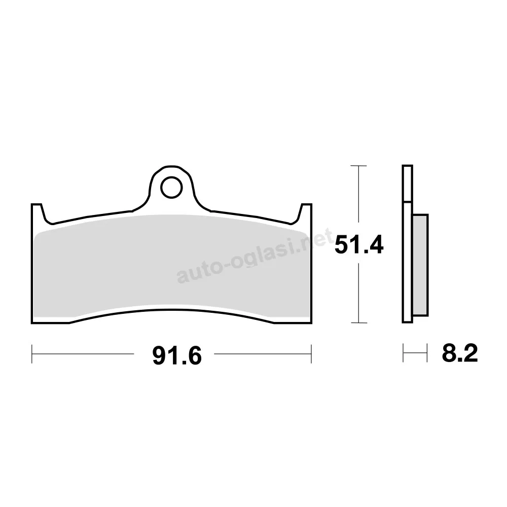 Disk pločice TRW MCB660SV ( SINTER )