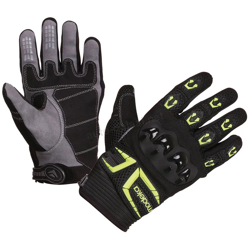 Rukavice MX TOP kratke crno bele 10 XL MODEKA