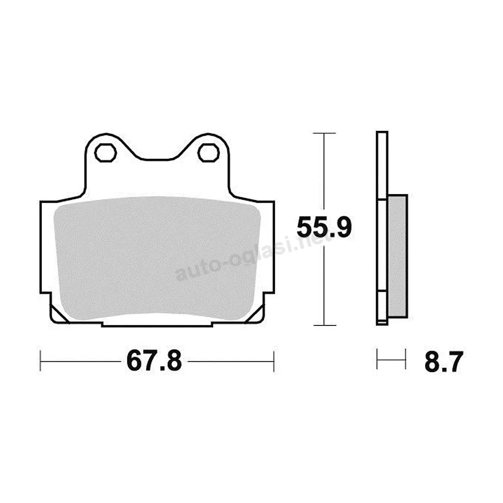 Disk pločice PERFTEC R90 S1024R ( SEMI SINTER )