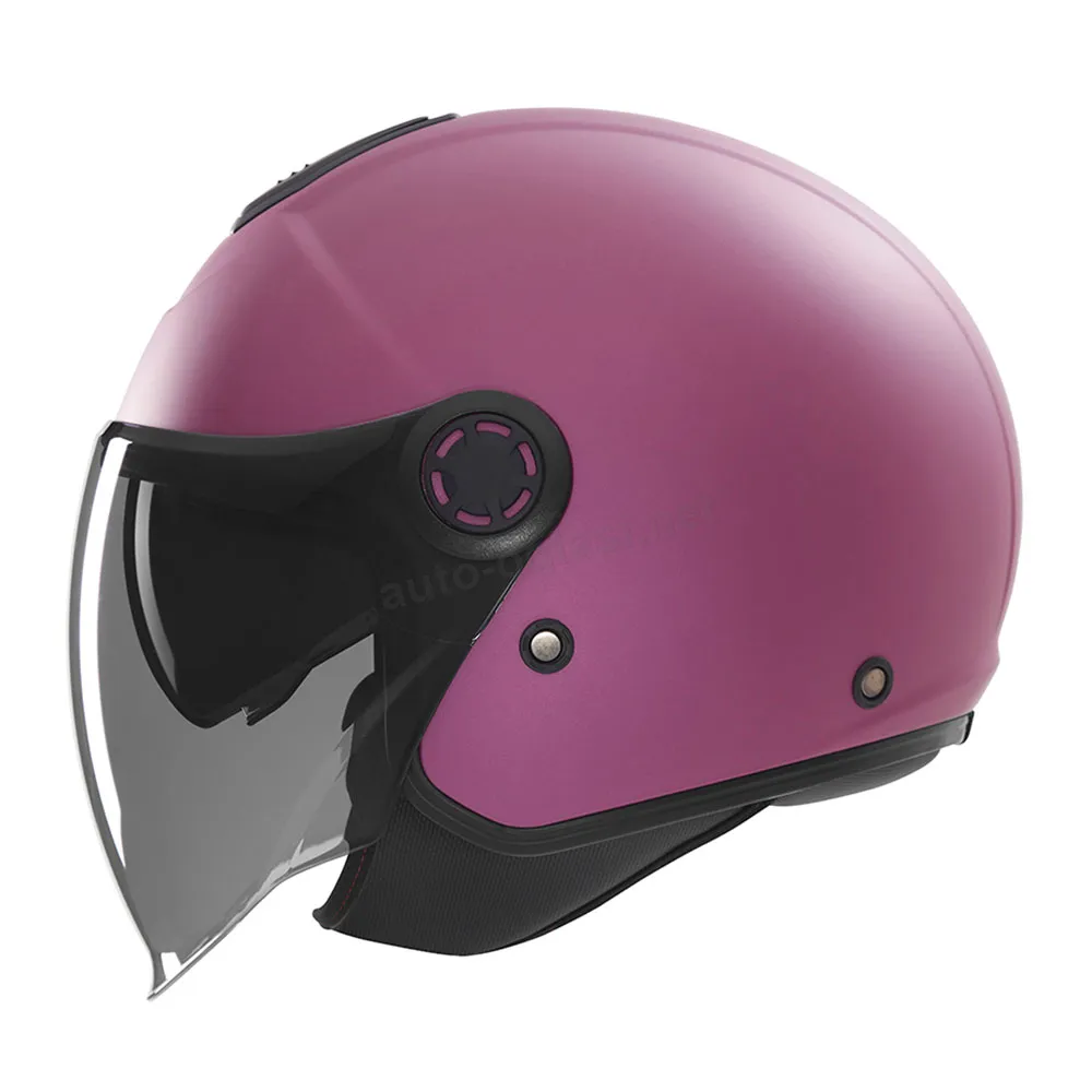 Kaciga NOX Jet N182 sa naočarima FUCHSIA