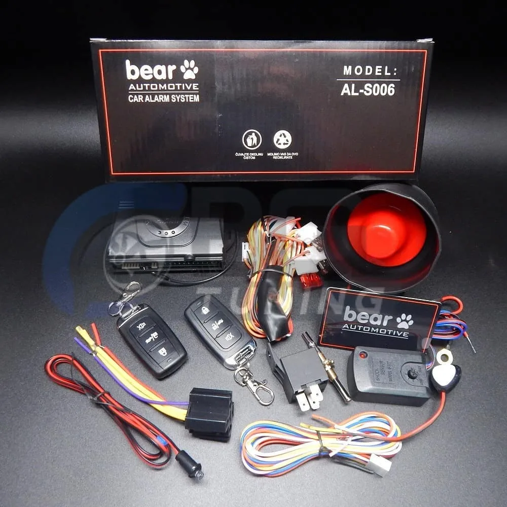 Auto Alarm bear 244 MULTIFUNKCIONALNI JEDNOSMERNI ALARM Lista funkcija 1. Daljinsko zakljucavanje/otkljucavanje (aktivac