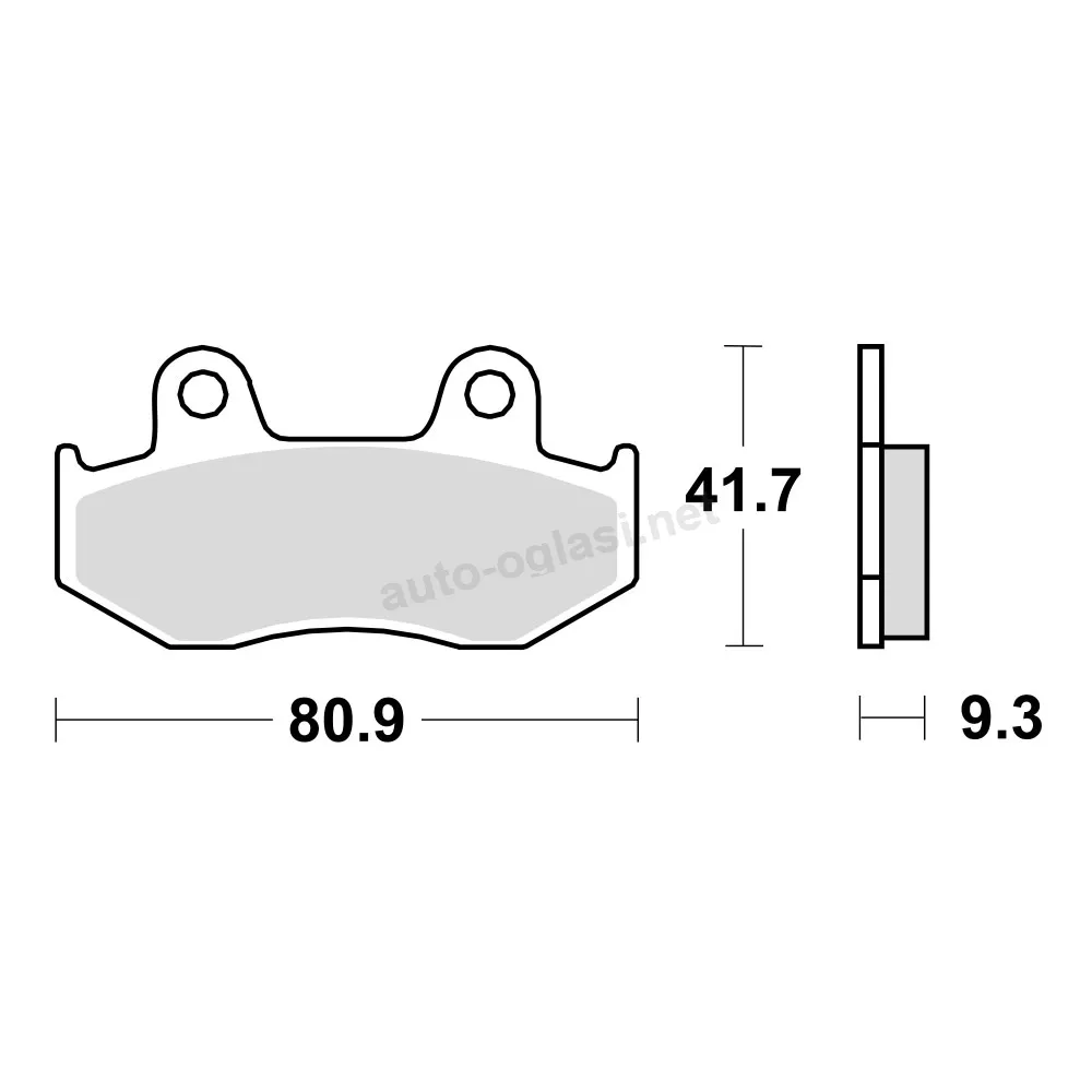 Disk pločice za motocikle TRW MCB685SRM ( MAXI – SCOOTER SINTER )