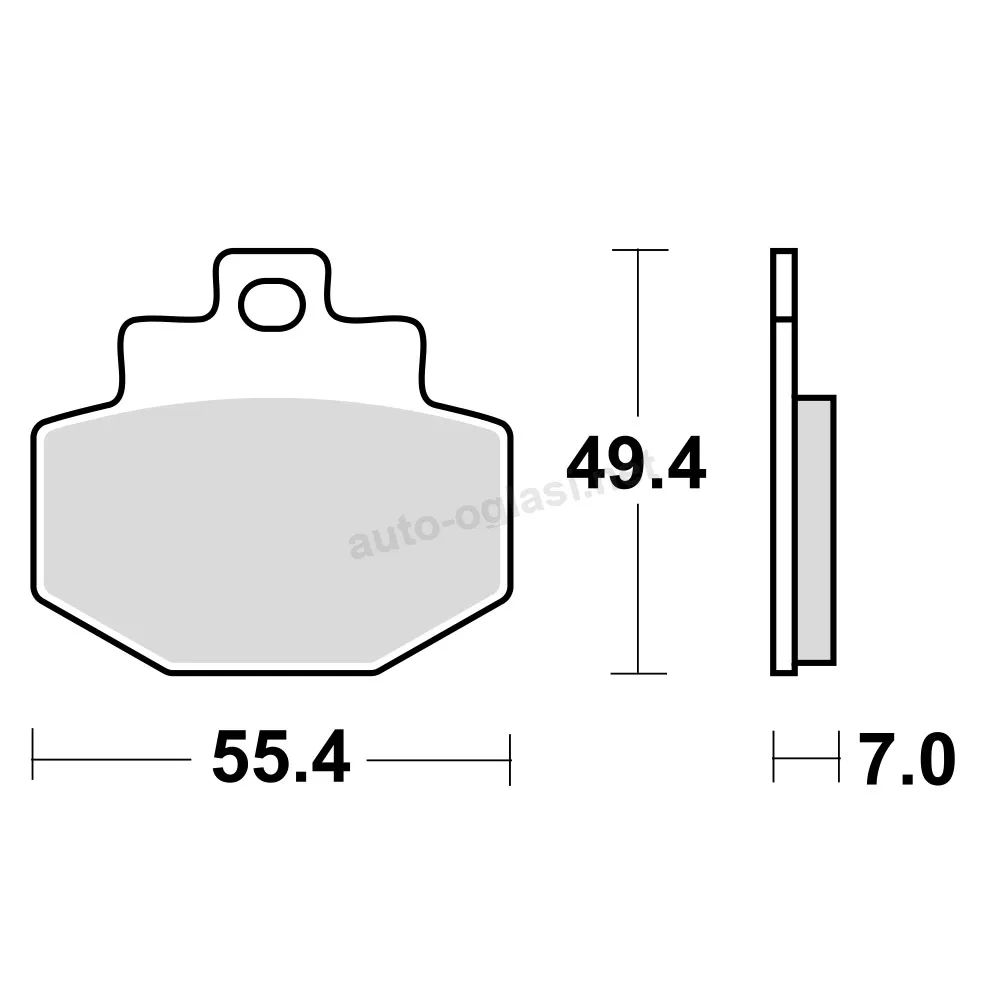 Disk pločice za motocikle TRW MCB727SRM ( MAXI – SCOOTER SINTER )