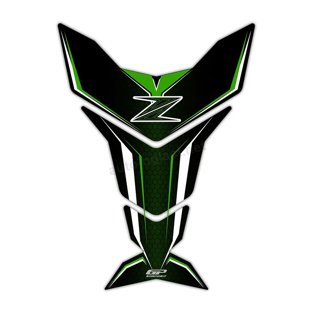 Nalepnica rezervoara TANK PAD Kawasaki Z serija (07-23) zelena GP KOMPOZIT