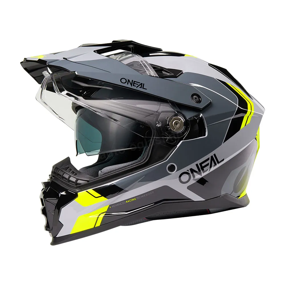 Kaciga ONEAL Enduro DSRS NOMAD crno sivo žuta