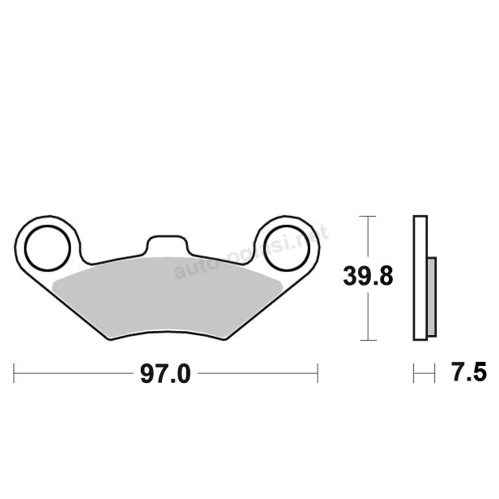 Disk pločice KYOTO S1453N ( SINTER )