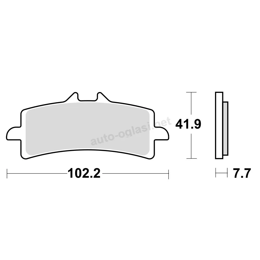 Disk pločice TRW MCB792CRQ ( TRACK – CARBON )