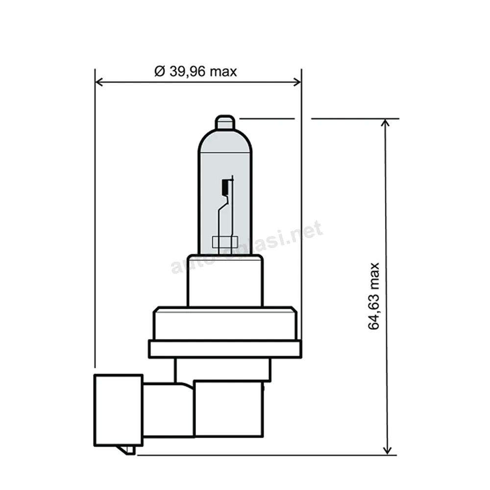 Sijalica 12V 55W H11 bela RMS