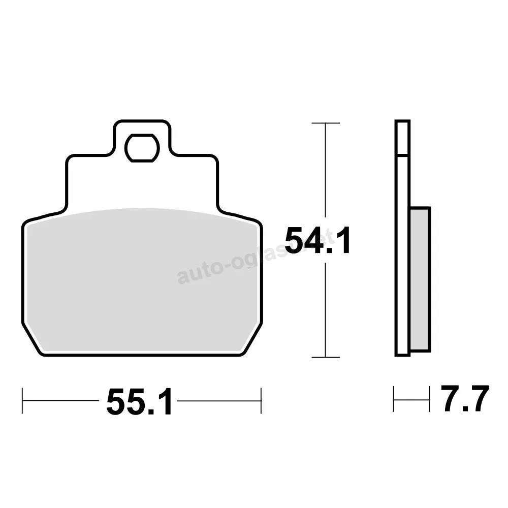 Disk pločice TRW MCB782SRM ( MAXI – SCOOTER SINTER )