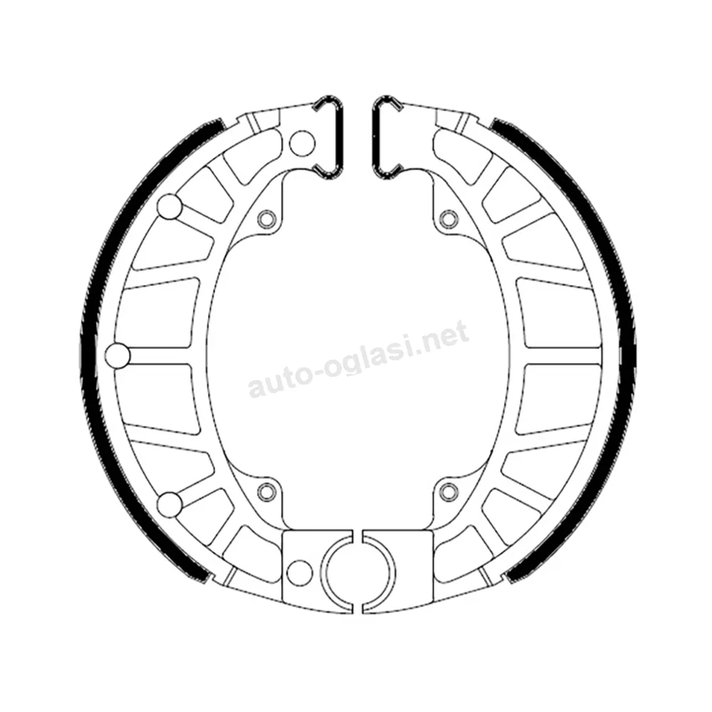 Pakne Piaggio Free FERODO RMS 110×25