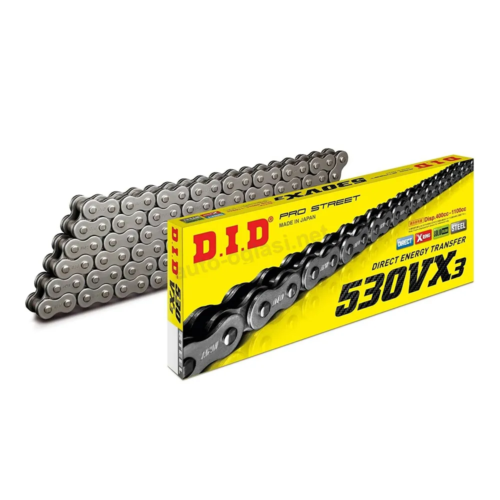 Lanac DID 530VX3 112 linkova Pro-street X-Ring