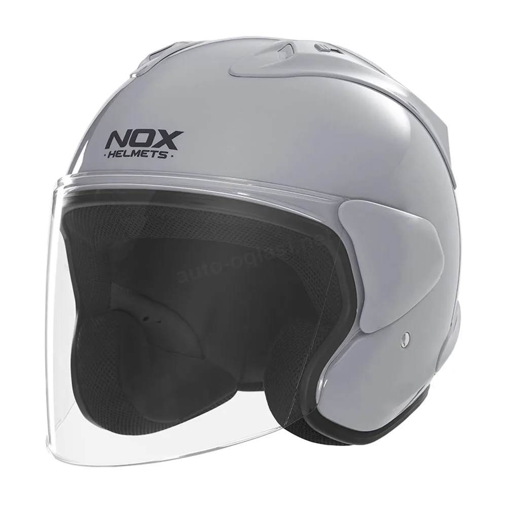 Kaciga NOX Jet N220 nardo siva XL