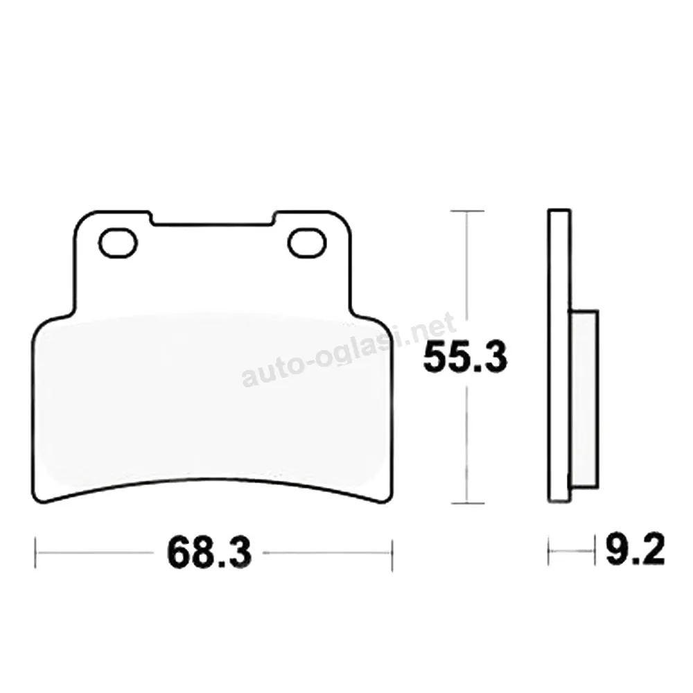 Disk pločice TRW MCB847SRM ( MAXI – SCOOTER SINTER )