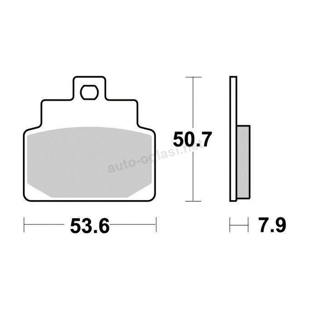 Disk pločice PERFTEC R90 S1112R ( SEMI SINTER )
