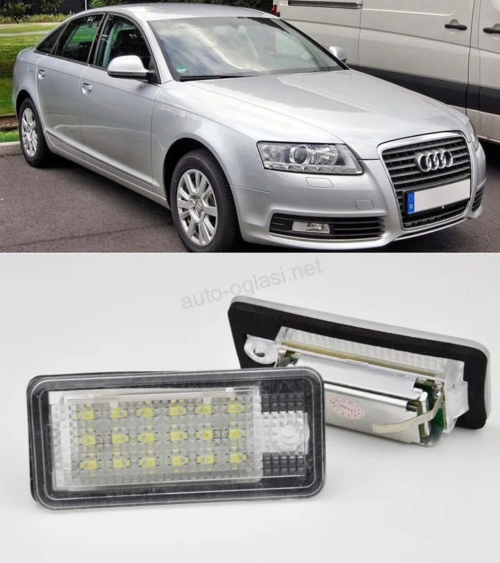 Audi a6 c6 4f led lampe za tablicu