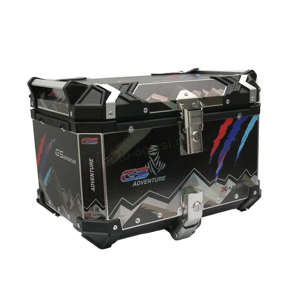 Centralni kofer X-LAND ALU crni ADVENTURE 55L
