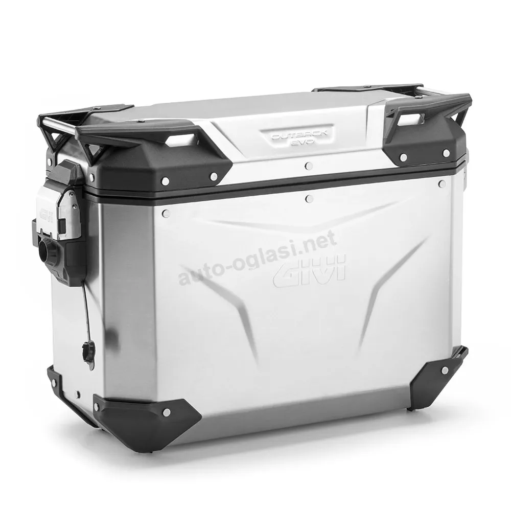 Bočni kofer GIVI TREKKER OUTBACK MONOKEY® CAM SIDE EVO SMART 37 ALU niklovani levi 37L