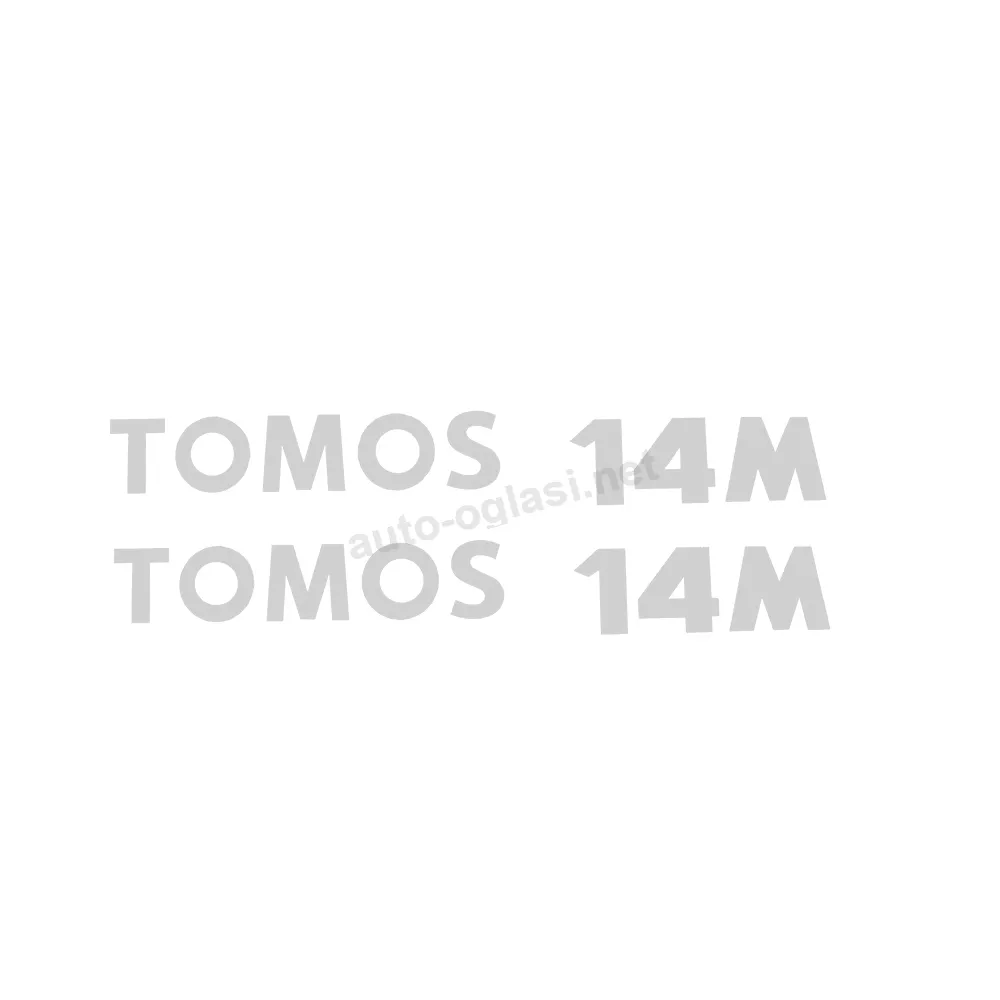 Nalepnica Tomos T14 M kpl