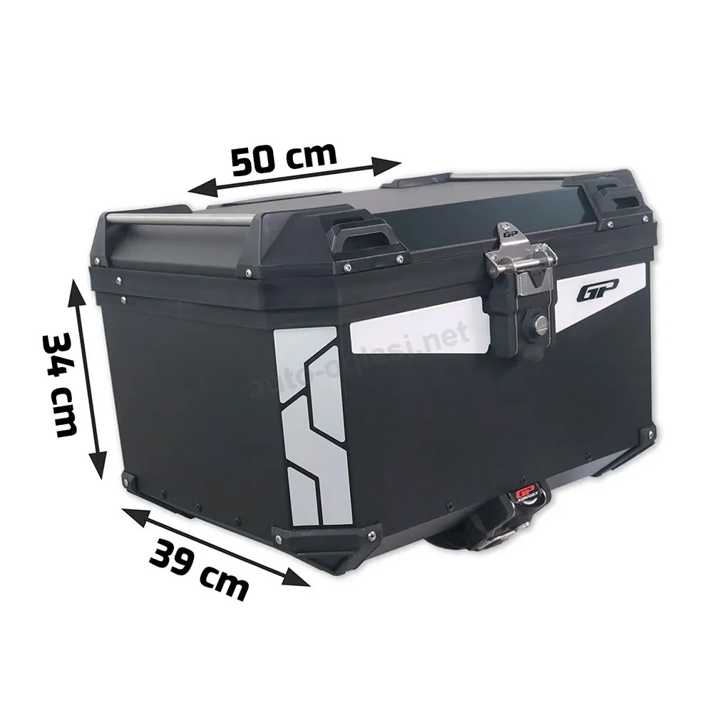 Centralni kofer GP KOMPOZIT aluminijumski 45L crni