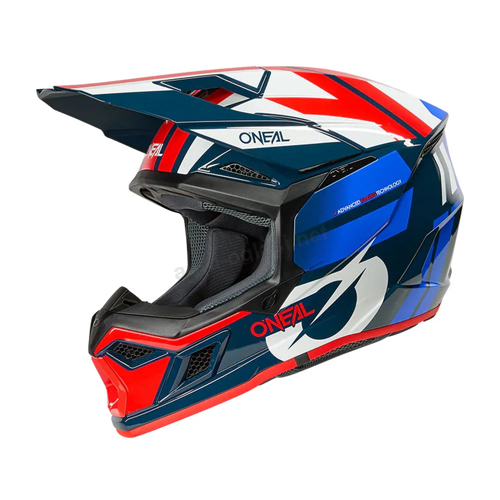 Kaciga ONEAL Cross 3SRS RIDE plavo belo crvena XL