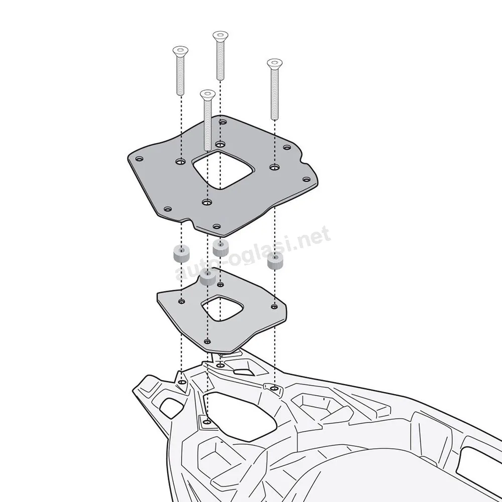 Nosač centralnog kofera Kappa BMW C 400 GT (19-23) KR5136