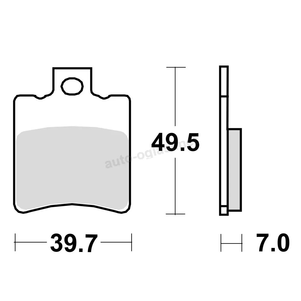 Disk pločice za motocikle TRW MCB696EC ( ORGANIC )