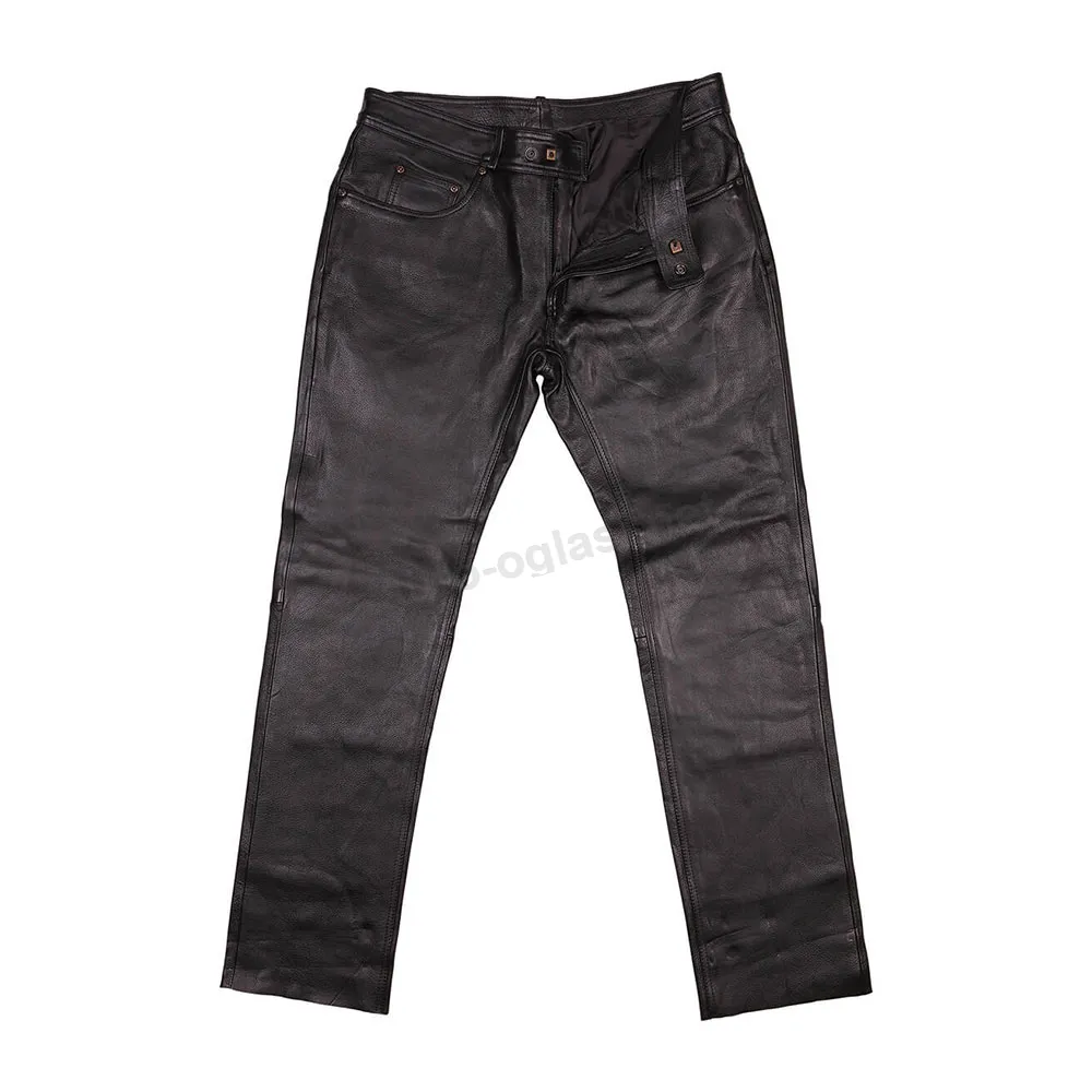 Kožne pantalone RYLEY crne XL MODEKA