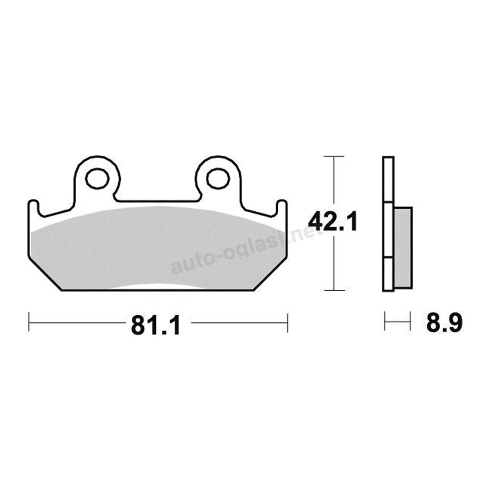 Disk pločice PERFTEC R90 S1051R ( SEMI SINTER )