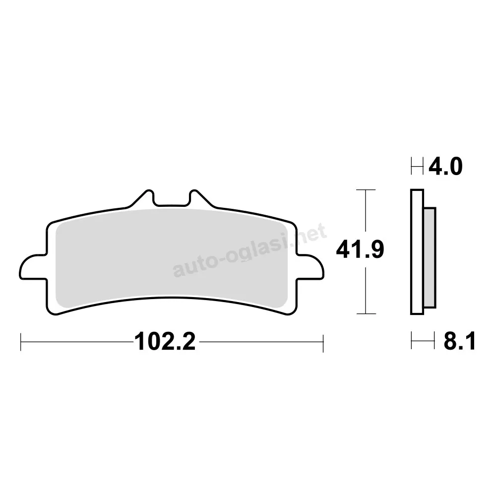 Disk pločice TRW MCB858CRQ ( TRACK – CARBON )