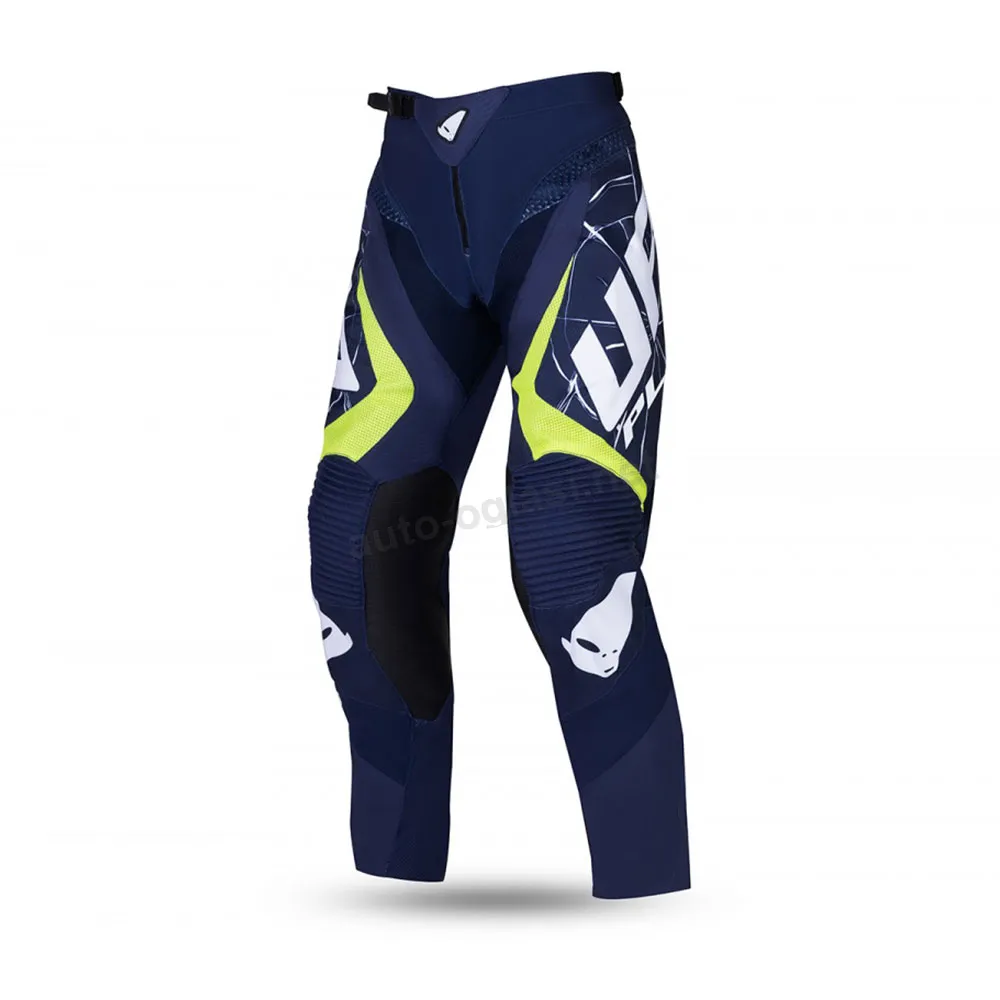Pantalone Cross UFO BULLET plavo belo žute veličina – 48